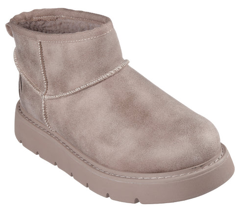 Ghete sport, dama, SKECHERS KEEPSAKES LITE-SNOW BIRD 169018-TPE bej, piele ecologica